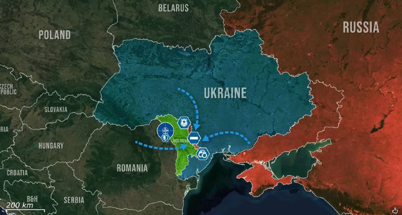 Ukrajina a Moldavsko zcela zablokovaly Podněstří, ruské jednotky se ocitly v pasti – tvrdí Eu...