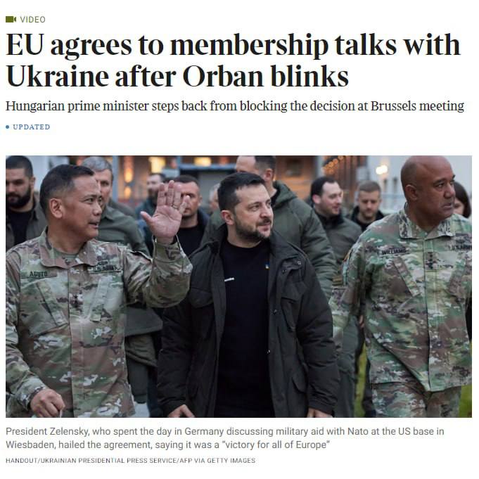 ‼️🇺🇦🇪🇺Ukrajina možná nevstoupí do EU dříve než v roce 2030, - The Times▪️A...