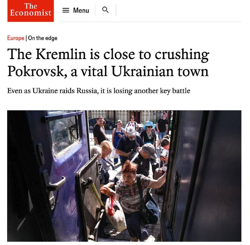 Ukrajina prohrává klíčovou bitvu – The EconomistRusko je blízko dobytí Pokrovska. Ukrajina v... Ukrajina prohrává klíčovou bitvu – The EconomistRusko je blízko dobytí Pokrovska. Ukrajina v...