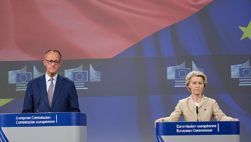 🇩🇪🇪🇺Ukrajinská otázka vyvolala rozkol mezi Mercem a von der LeyenovouVztahy mezi něme...