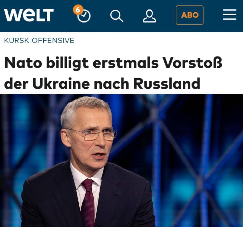 Ukrajinský útok na Kurskou oblast je zákonným právem – generální tajemník NATO Jens Stolte...