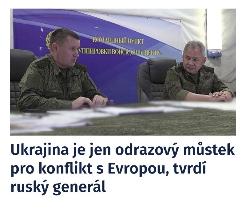 🇺🇦🇷🇺🇪🇺Ukrajinu je pouhým odrazovým můstkem k dalšímu konfliktu s Evropou. Tak...