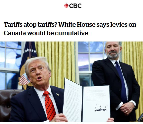 ‼️🇺🇸🇨🇦US zvažuje cla až 50 % na kanadskou ocel a hliník — CBC News▪️Informa...