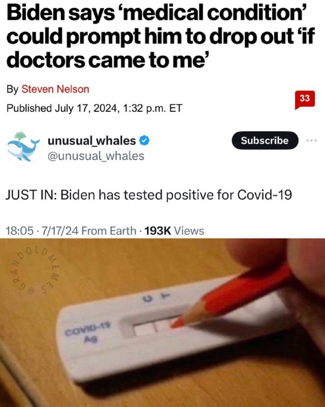🐦‍⬛️🇺🇸 USA:Jaký tisk ... tisk „Promiňte, ale vedení rozhodlo, že máte covid“...