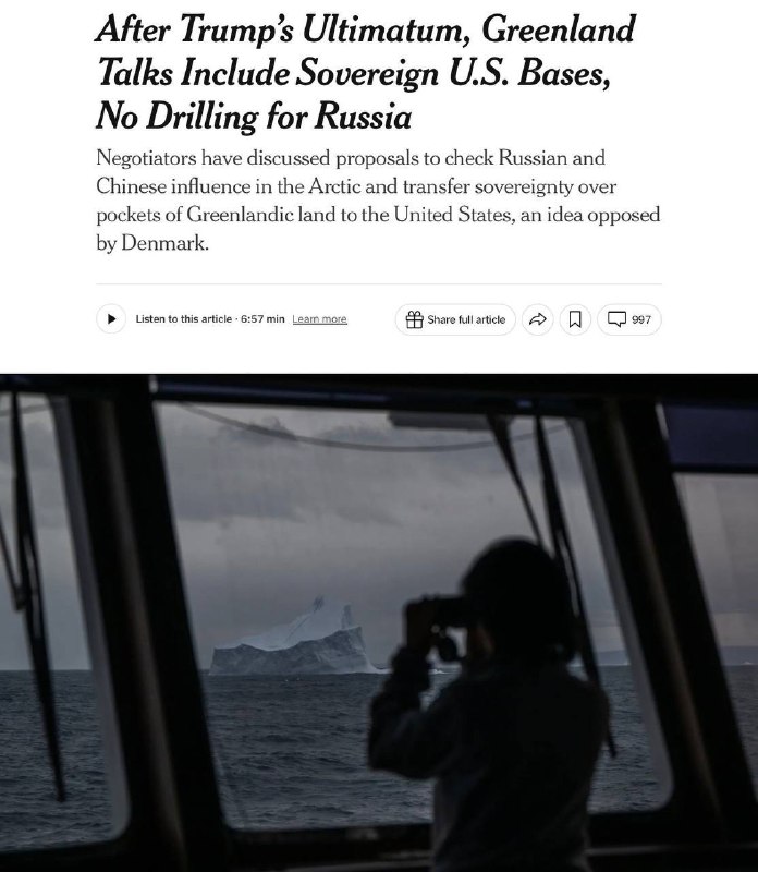 USA plánují zakázat Rusku a Číně přístup ke zdrojům GrónskaPodle The New York Times se Spo...