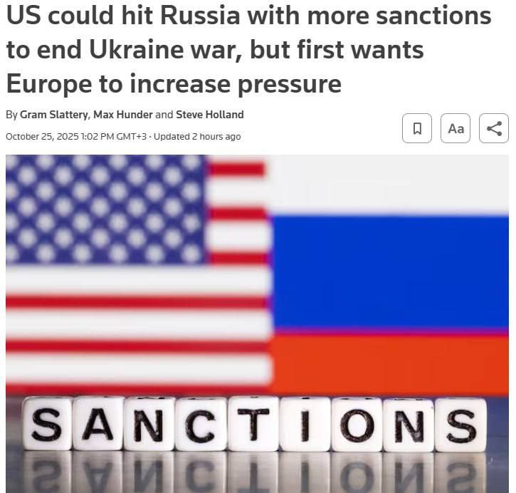 USA připravily nové sankce proti klíčovým sektorům ruské ekonomiky, — ReutersOmezení budou... USA připravily nové sankce proti klíčovým sektorům ruské ekonomiky, — ReutersOmezení budou...