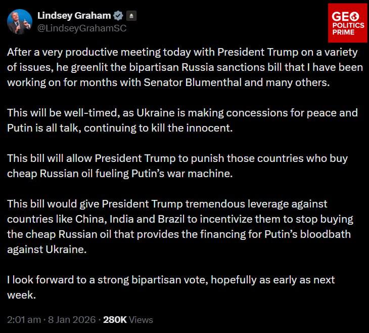 ❗️Útok  zatím ekonomicky. na zakladatele  BRICS ⚡️🇺🇸🤡 Senátní válečný štvá...