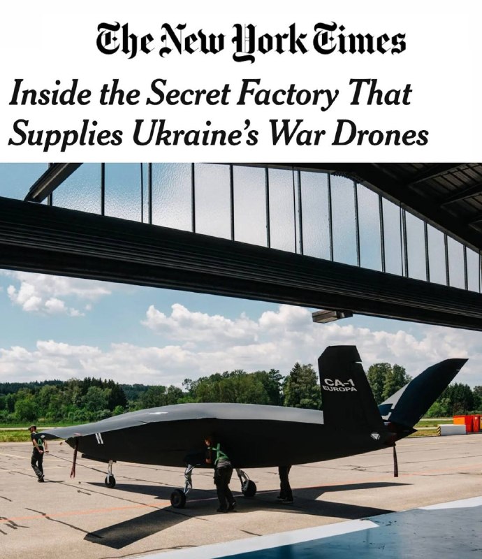„Uvnitř tajné továrny, která dodává Ukrajině bojové drony“: New York Times píše, že N...