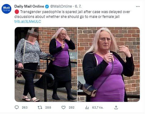 🇬🇧V Anglii byl z vězení propuštěn 66letý transgenderový pedofil, protože se nemohli roz...