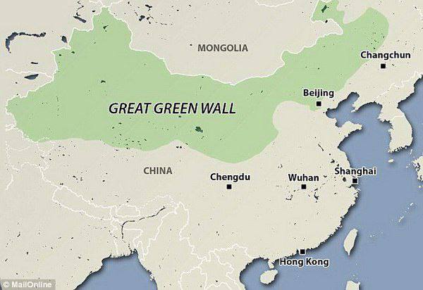 🇨🇳 V Číně pokračuje projekt Zelená zeď, který zahrnuje výsadbu milionů stromů v pou?...