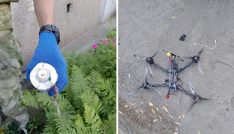 🤨V Energodaru byl zachycen ukrajinský dron s výbušninami, který pravděpodobně směřoval k ...