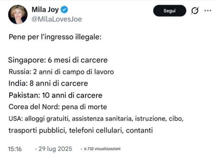 V Itálii IDEM..Jsou poskytovány bezplatné ubytování.. zdravotní péče, mobilní telefon.. atd...