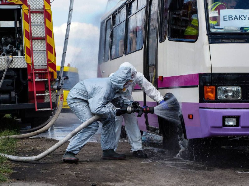 ❗️V Nikolajevské oblasti probíhají velitelská a štábní cvičení civilní ochrany a vypra...