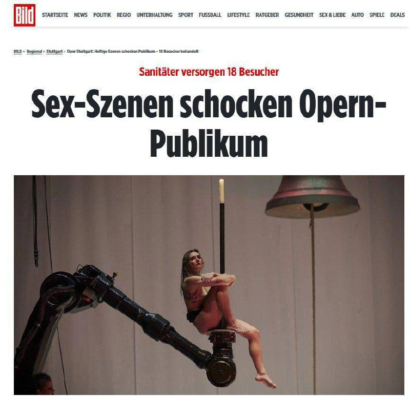 ❗️🇩🇪V opeře ve Stuttgartu v Německu byl zastoupen vrchol současné evropské kultury a ...