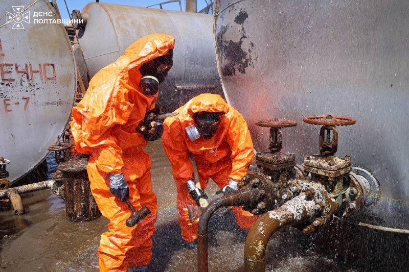 ‼️🇷🇺⚔️🇺🇦☣️ V Poltavské oblasti došlo k úniku nebezpečné chemické látk... ‼️🇷🇺⚔️🇺🇦☣️ V Poltavské oblasti došlo k úniku nebezpečné chemické látk...