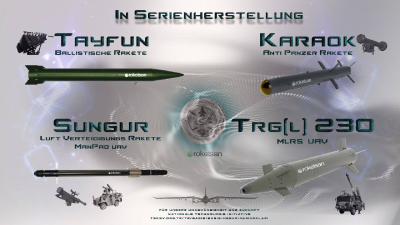 V Turecku začíná sériová výroba čtyř národních raket.Slavnostní podepsání smlouvy na po...