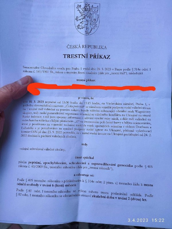 ???Včera byl odsouzen ve zkr&aacute;cen&eacute;m ř&iacute;zen&iacute; jeden z demonstrantu 17. března, kter&yacute; m?...