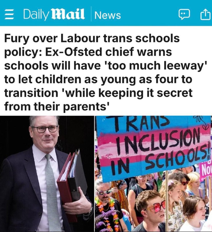 Ve Velké Británii nyní děti budou moci měnit pohlaví od čtyř let, učitelé a vychovatelé j... Ve Velké Británii nyní děti budou moci měnit pohlaví od čtyř let, učitelé a vychovatelé j...