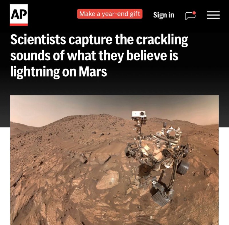 „Vědci zachycují zvuky, které podle nich jsou bleskovým výbojem“: Na Marsu byla poprvé obj...