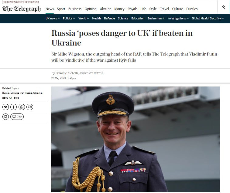 😀Velitel britského letectva vyzval NATO, aby se zaměřilo na ruské námořnictvo.NATO by se m?...