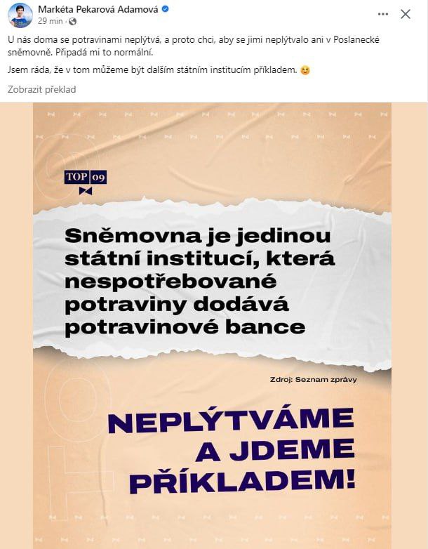 🇨🇿Ví paní Pekarová o tom, že lidí, kteří musí navštěvovat Potravinové banky, je č?... 🇨🇿Ví paní Pekarová o tom, že lidí, kteří musí navštěvovat Potravinové banky, je č?...