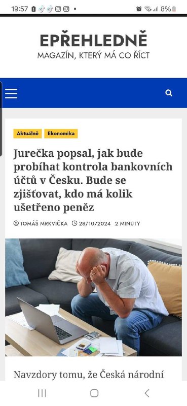 🇨🇿😈Vláda chce vidět každou vaši korunu 😈🇨🇿