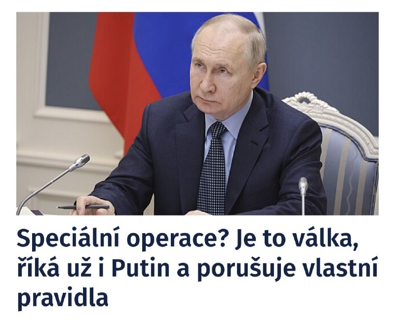 🇷🇺Vladimir Putin loni v únoru poslal vojáky na Ukrajinu, nazval to „speciální vojenskou ...