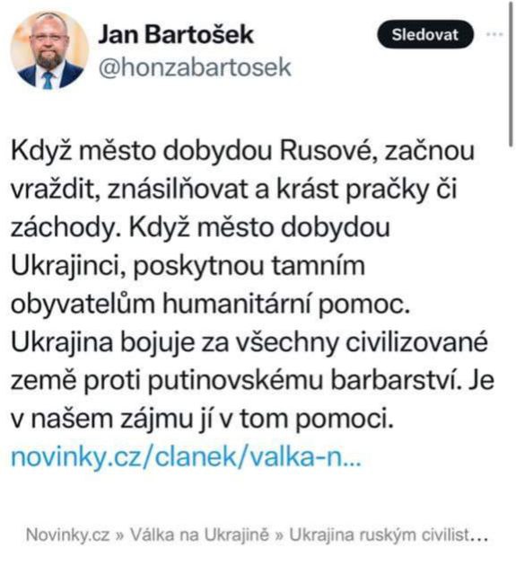 Vládní představitel pětikoalice (ODS, KDU-ČSL, TOP09, Piráti a STAN) se vyjádřil prostředni...