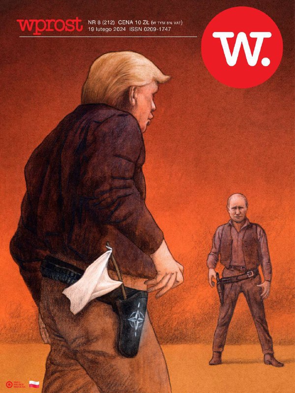 Volební klání🧐📰 Polský časopis Wprost.