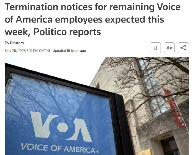 ‼️🇺🇸🏴‍☠️ Všichni zaměstnanci propagandistického „Hlasu Ameriky“ budou tent...