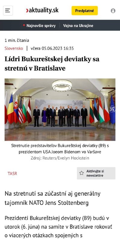 🇪🇺Východní Evropa má sloužit k obraně západní Evropy, tzn. j. stát se obětním berán...