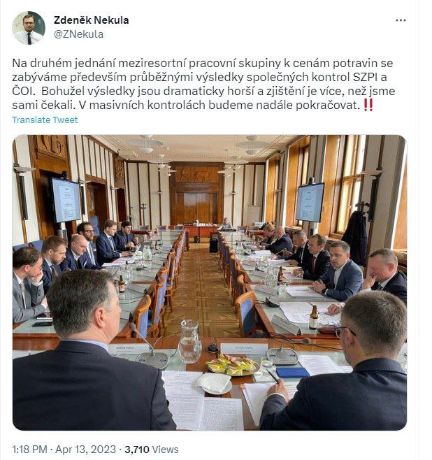 🇨🇿Výsledky jsou dramaticky horší, než jsme čekali. Ministr zemědělství Zdeněk Nekula ...