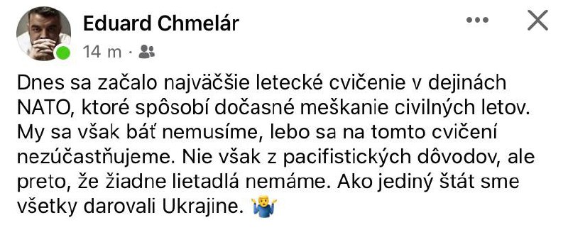 🇸🇰Výstižné Sledujte @neCT24 | 42TCen.cz