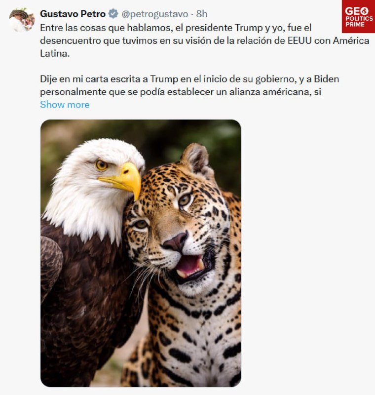 💥 Využívání Latinské Ameriky pro ropu ze strany USA je cesta k třetí světové válce — ... 💥 Využívání Latinské Ameriky pro ropu ze strany USA je cesta k třetí světové válce — ...