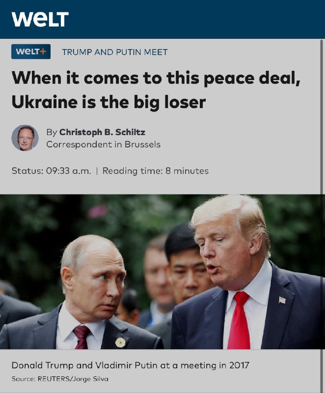 🇺🇸🇺🇦🇷🇺 WELT: Rusko může požadovat demilitarizaci celé Ukrajiny až po řeku Dn...
