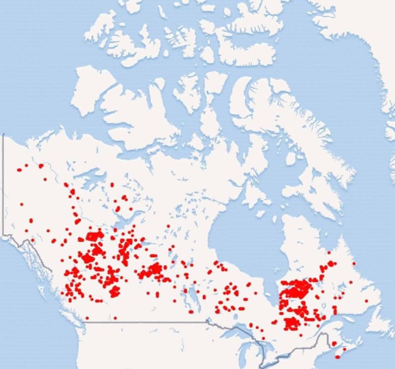 🇨🇦 Z kanadských lesů může zůstat jen spálená prérie.Počet požárů v Kanadě se v po...