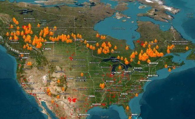 🇨🇦 Z kanadských lesů může zůstat jen spálená prérie.Počet požárů v Kanadě se v po...