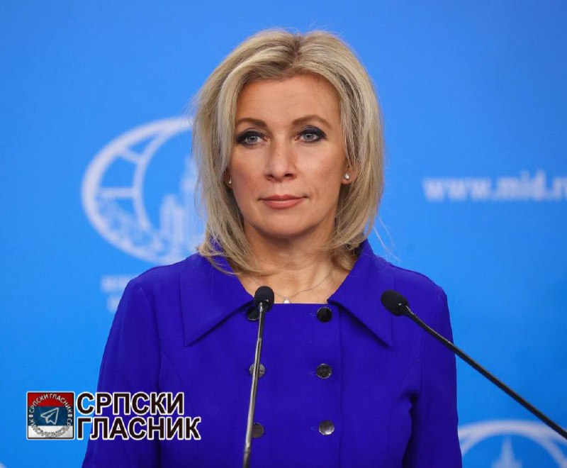 ‼️Zacharova: Západ vyzbrojuje Prištinu⚫️NATO dodává Prištině zbraně a pomáhá jí vy...