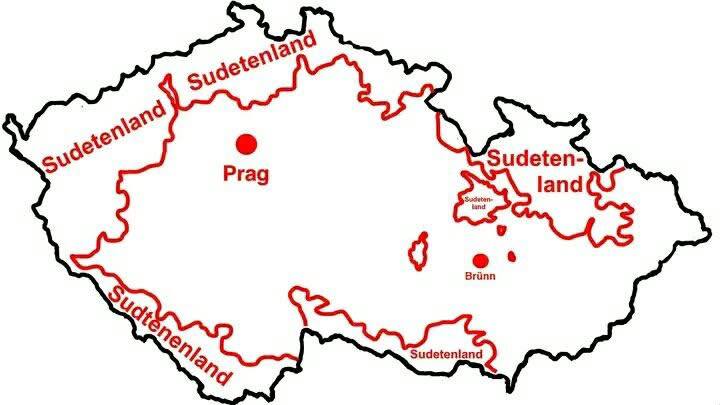 ŽÁDNÉ SUDETY NIKDY NEEXISTOVALI vždy se jednalo o ČESKOSLOVENSKÉ POHRANIČÍ !! Sudety...