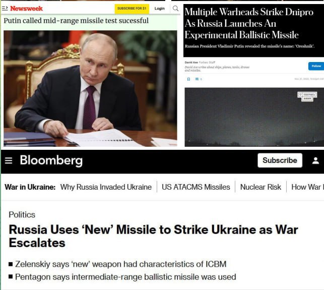 Západní média obecně konečně dostala zprávu.🔹 The New York Times: "Použitím nové r...
