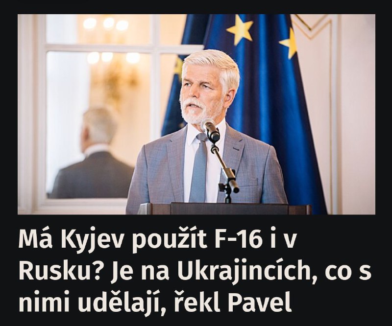 Zasahovat cíle na ruském území je pro Ukrajinu legitimní, prohlásil Petr Pavel. „Jde o konfl...