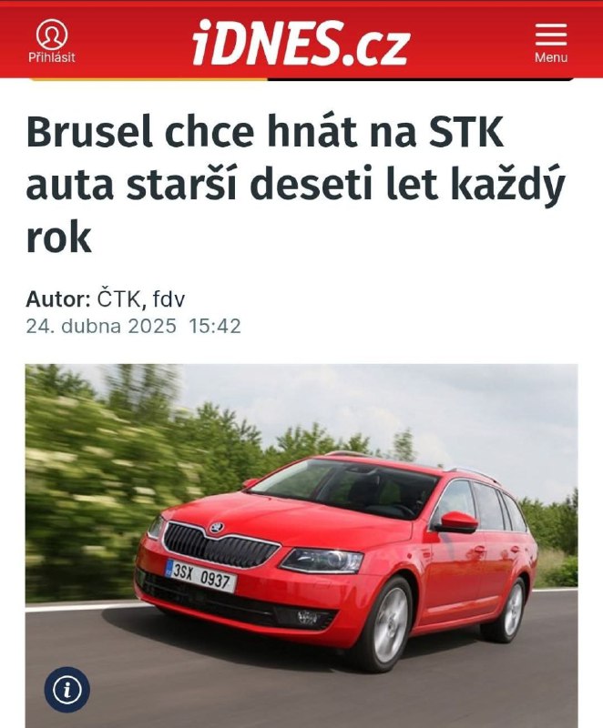 Zatímco auta našich "hostů" se nějakou STK nemusí jakkoliv zaobírat, my budeme jezdi...