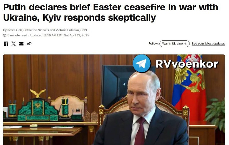 🇺🇸🇷🇺🇺🇦 Zelenskij odmítl nabídku na velikonoční příměří, to je diplomatick...