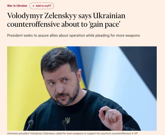 Zelenskyj neztrácí naději: řekl, že ukrajinská protiofenzíva „nabere na síle“"Dost?...