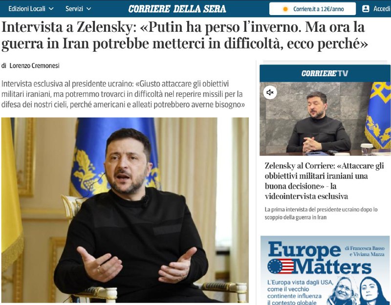 ‼️🇺🇦🤡 Zelenskyj odmítl myšlenku kompromisu ohledně území s Ruskem a prohlásil, ž...