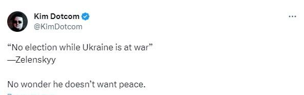 „Zelenskyj řekl, že na Ukrajině nebudou žádné volby až do konce bojů. Není divu, že nech...