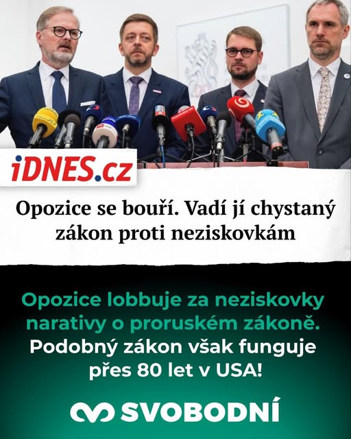 🤦🏻‍♂️ Zmatená opozice bojuje za zájmy neziskových organizací, nikoli za zájmy česk...