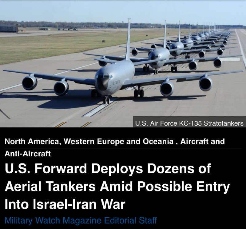Zprávy z médií naznačují, že americké tankovací letouny KC-135 Stratotanker opustily své am...