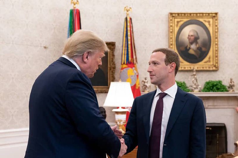 🔥 Zuckerberg se setkal s Trumpem v jeho rezidenci na Floridě.Zakladatel společnosti Meta* Mark ...
