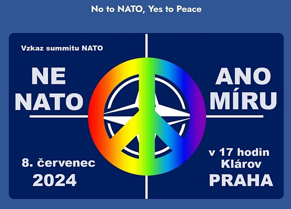 „NE NATO! ANO MÍRU!“ Vzkaz summitu NATO